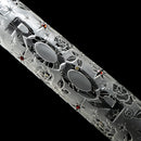 ROOR.US - 18" Custom Sandblasted Beaker - 50x5 - Swarovski - Roses - The Cave