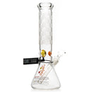 ROOR.US - 12" Custom Sandblasted Beaker w/ Color Pinch - 50x5 - Checkered - The Cave