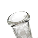 ROOR.US - 12" Custom Sandblasted Beaker w/ Color Pinch - 50x5 - Checkered - The Cave