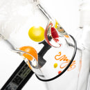 ROOR.US - 12" Custom Sandblasted Beaker w/ Color Pinch - 50x5 - Koi Fish - The Cave