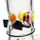 ROOR.US - 12" Custom Sandblasted Beaker w/ Color Pinch - 50x5 - Thumb Print - The Cave