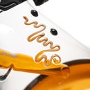 ROOR.US - 18” Fixed Beaker - 50x5 - Milky Orange & White - Gold - The Cave