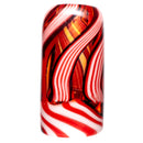 RekTipz - Glass Tip - XL - 13mm - Red, Black & White Swirl - The Cave