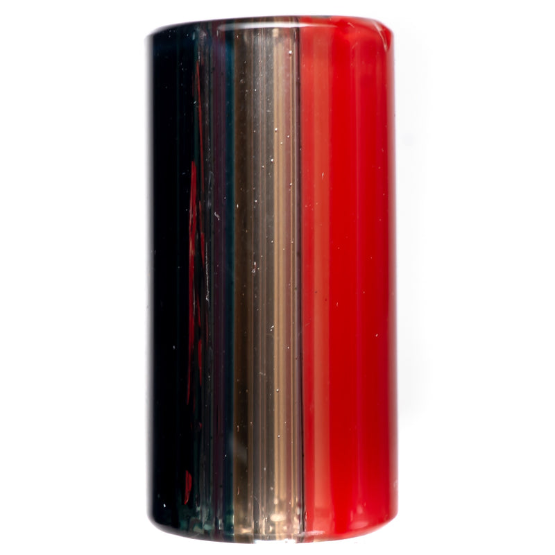 RekTipz - Glass Tip - 6 Shooter - 12mm - Red & Galaxy Split - The Cave