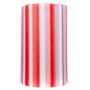 RekTipz - Glass Tip - 6 Shooter - 12mm - Red, White & Pink Stripe - The Cave