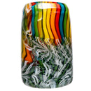 RekTipz - Glass Tip - 14mm - Rainbow & White - The Cave