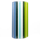 RekTipz - Glass Tip - 6 Shooter - 10mm - Multi Color Stripe - The Cave