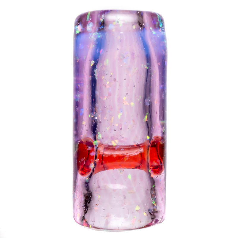 RekTipz - Glass Tip - 11mm - Cropal Pink Slyme w/ Red - The Cave