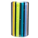 RekTipz - Glass Tip - 6 Shooter - 9mm - Rainbow Sparkle Stripe - The Cave