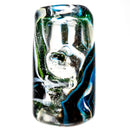 RekTipz - Glass Tip - 12mm - Black & Teal w/ UV - The Cave