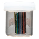 RekTipz - Glass Tip - 6 Shooter - 12mm - Rainbow Sparkle Stripe - The Cave