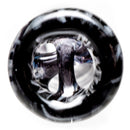 RekTipz - Glass Tip - XL - 11mm - Black & White - The Cave