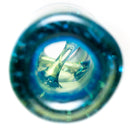 RekTipz - Glass Tip - XL - 11mm - Blue & Green Dichro - The Cave