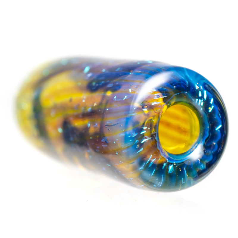 RekTipz - Glass Tip - 11mm - Purple & Green Dichro - The Cave