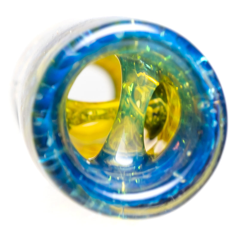RekTipz - Glass Tip - 11mm - Purple & Green Dichro - The Cave
