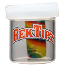 RekTipz - Glass Tip - 11mm - Fruit Stripe Swirl - The Cave