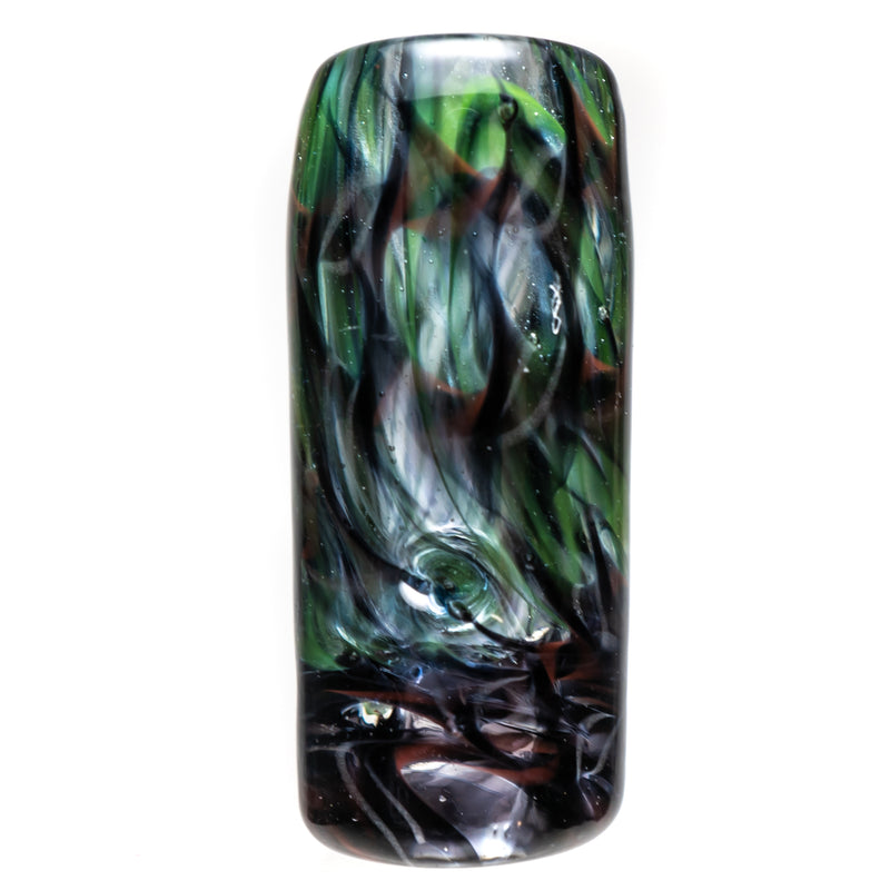 RekTipz - Glass Tip - XL - 11mm - Smoke, Green & Orange w/ UV - The Cave