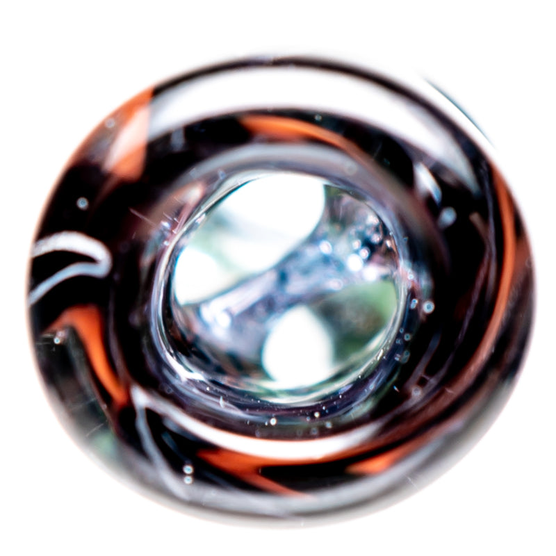 RekTipz - Glass Tip - XL - 11mm - Smoke, Green & Orange w/ UV - The Cave