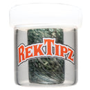 RekTipz - Glass Tip - 13mm - Black & White w/ UV - The Cave