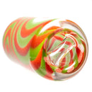 RekTipz - Glass Tip - 12mm - Red, Green & White - The Cave