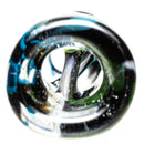 RekTipz - Glass Tip - 12mm - Black & Teal w/ UV - The Cave