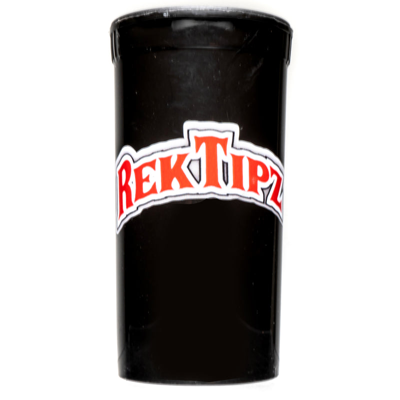 RekTipz - Glass Tip - XL - 11mm - Smoke, Green & Orange w/ UV - The Cave