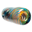RekTipz - Glass Tip - XL - 12mm - Green, Blue & Orange w/ UV - The Cave