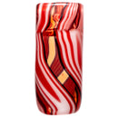 RekTipz - Glass Tip - XL - 12mm - Red, White & Black Swirl - The Cave
