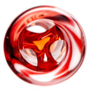 RekTipz - Glass Tip - 13mm - Red, Black & White Swirl - The Cave