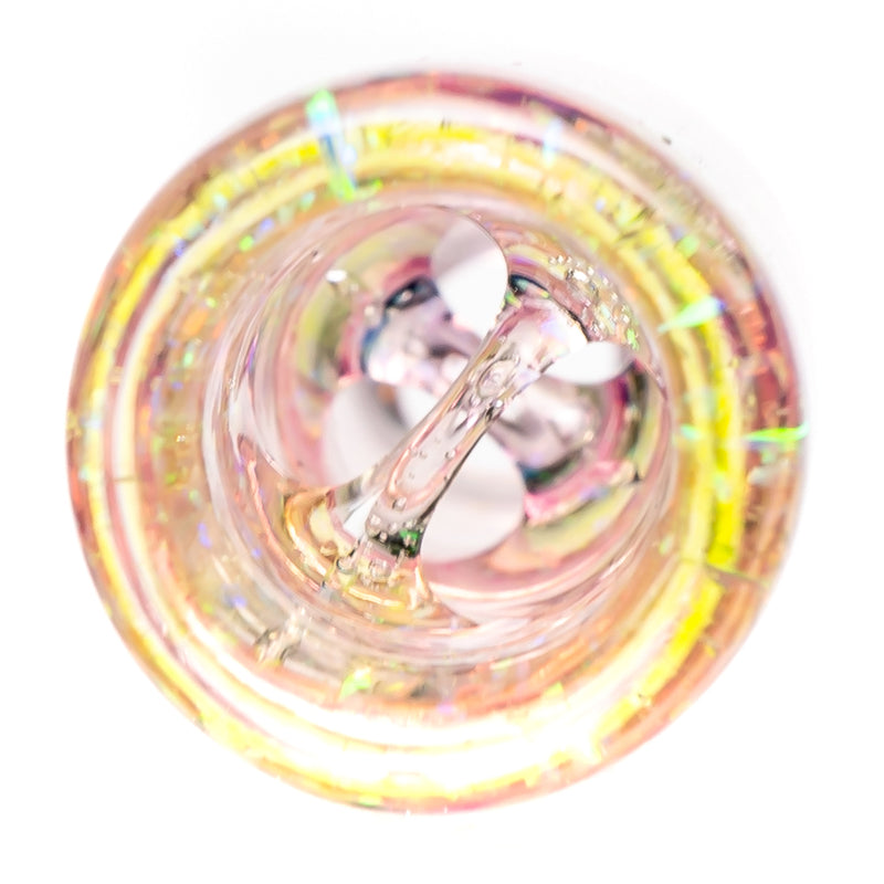 RekTipz - Glass Tip - XL - 14mm - UV Ion & Purple Swirl Cropal - The Cave