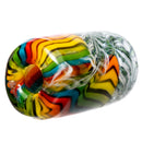 RekTipz - Glass Tip - 14mm - Rainbow & White - The Cave