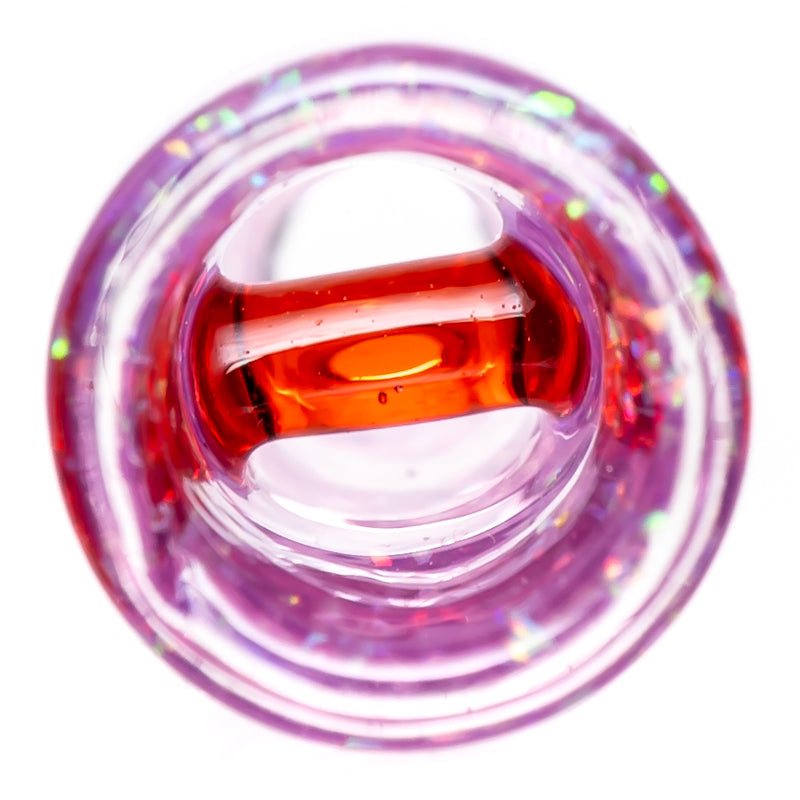 RekTipz - Glass Tip - 11mm - Cropal Pink Slyme w/ Red - The Cave