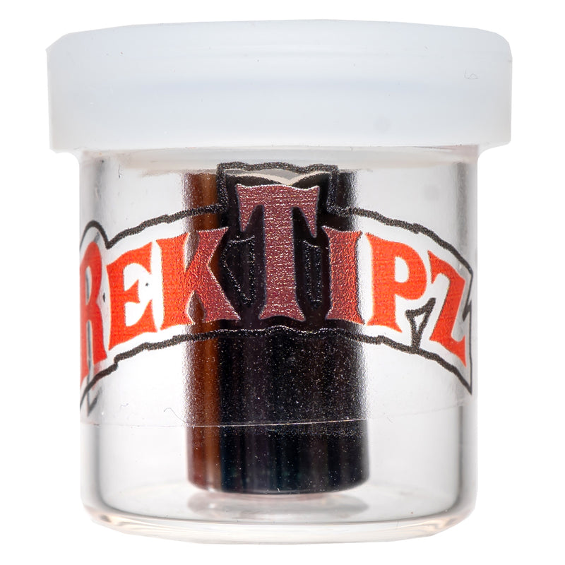 RekTipz - Glass Tip - 6 Shooter - XL - 11mm - Red & Galaxy Split - The Cave