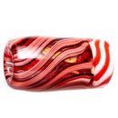 RekTipz - Glass Tip - XL - 13mm - Red, Black & White Swirl - The Cave