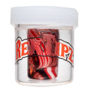 RekTipz - Glass Tip - XL - 13mm - Red, Black & White Swirl - The Cave