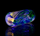 RekTipz - Glass Tip - XL - 12mm - Blue & White Swirl w/UV - The Cave