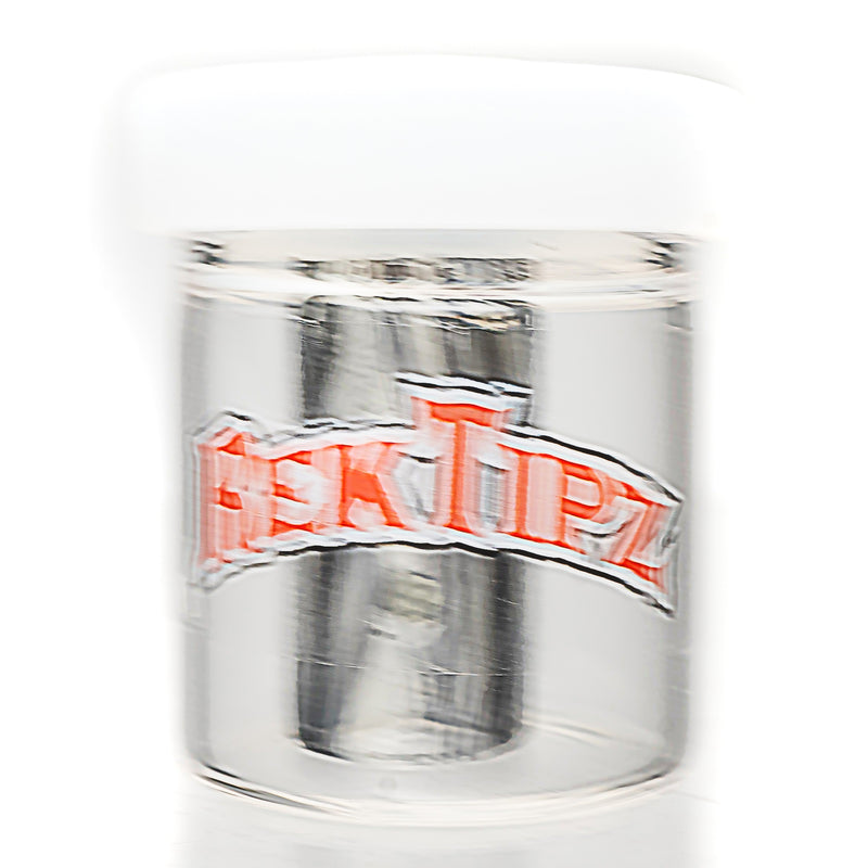 RekTipz - Glass Tip - 11mm - Full UV Black Twist - The Cave