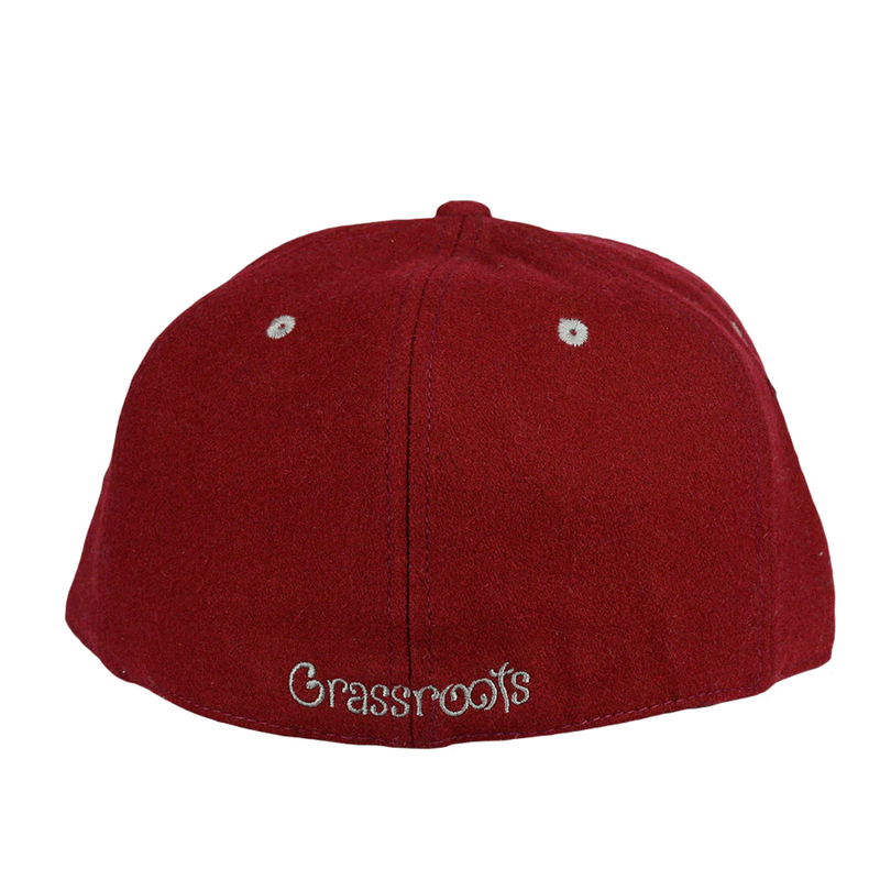 Grassroots - Removable Bear Redstone Fitted Hat - 7 1/2 - The Cave
