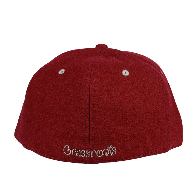 Grassroots - Removable Bear Redstone Fitted Hat - 7 3/8 - The Cave