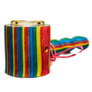 Steve's Dank Pipes - Cob Pipe - Maine Spectra-Birch - Rainbow - Yellow Bowl - The Cave