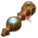 Steve's Dank Pipes - Galaxy - Brazilian Bocote - Flowers - The Cave