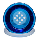 Steve's Dank Pipes - Cob Pipe - Maine Spectra-Birch - Pink & Blue - Blue Bowl - The Cave