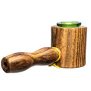 Steve's Dank Pipes - Cob Pipe - Brazilian Bocote - Green Bowl - The Cave