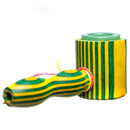 Steve's Dank Pipes - Cob Pipe - Maine Spectra-Birch - Green & Yellow - Milky Green Bowl - The Cave