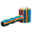 Steve's Dank Pipes - Cob Pipe - Maine Spectra-Birch - Rainbow - Yellow Bowl - The Cave