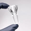 Sovereignty - Faceted Hornless Slide - 18mm - Clear - The Cave