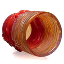 Salt - Creature Cup - Orange Red Crayon & Telemagenta - The Cave