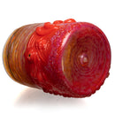 Salt - Creature Cup - Orange Red Crayon & Telemagenta - The Cave