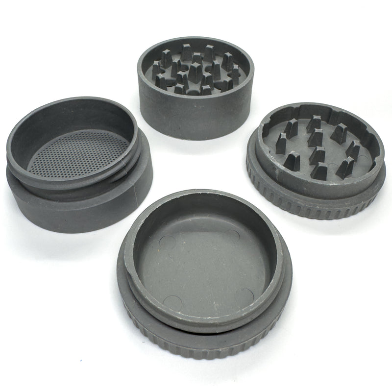 Santa Cruz Shredder - Hemp Grinder - 4 Piece - Grey - The Cave