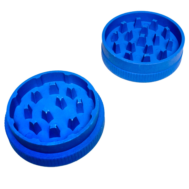 Santa Cruz Shredder - Hemp Grinder - 2 Piece - Blue - The Cave